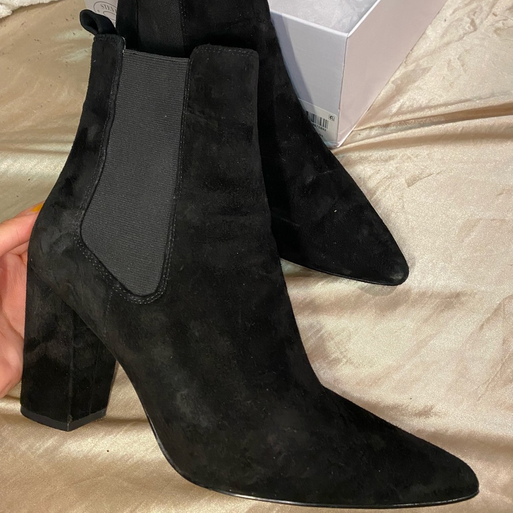 Steve Madden Black Subtle Suede Bootie - image 3